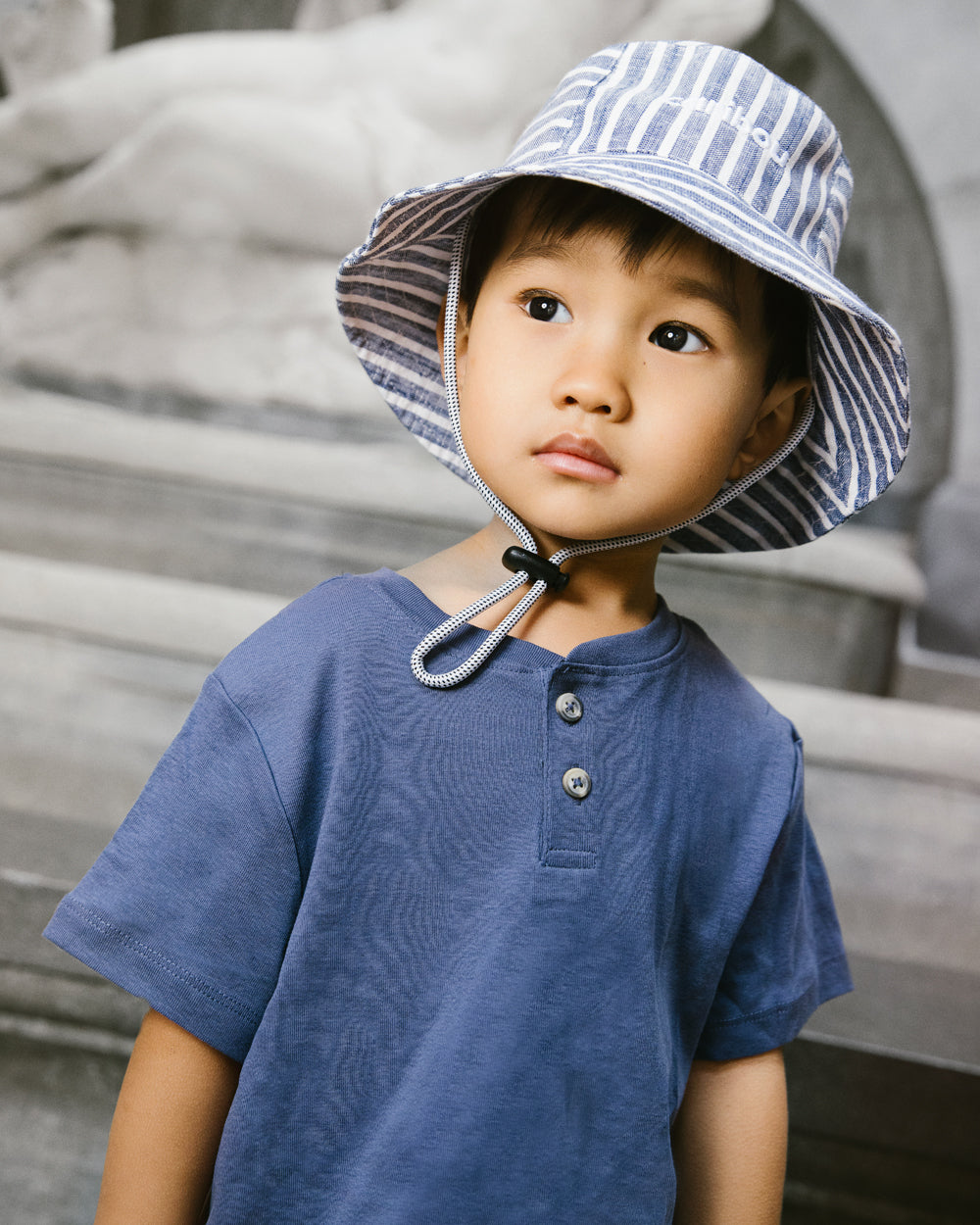 Rayé Indigo;Striped Indigo