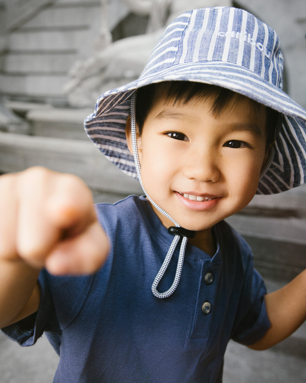 Rayé Indigo;Striped Indigo