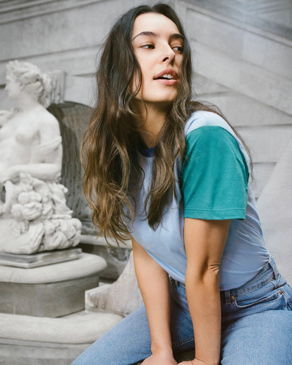 Multicolore (Bleu Ciel);Color Block (Sky Blue)2