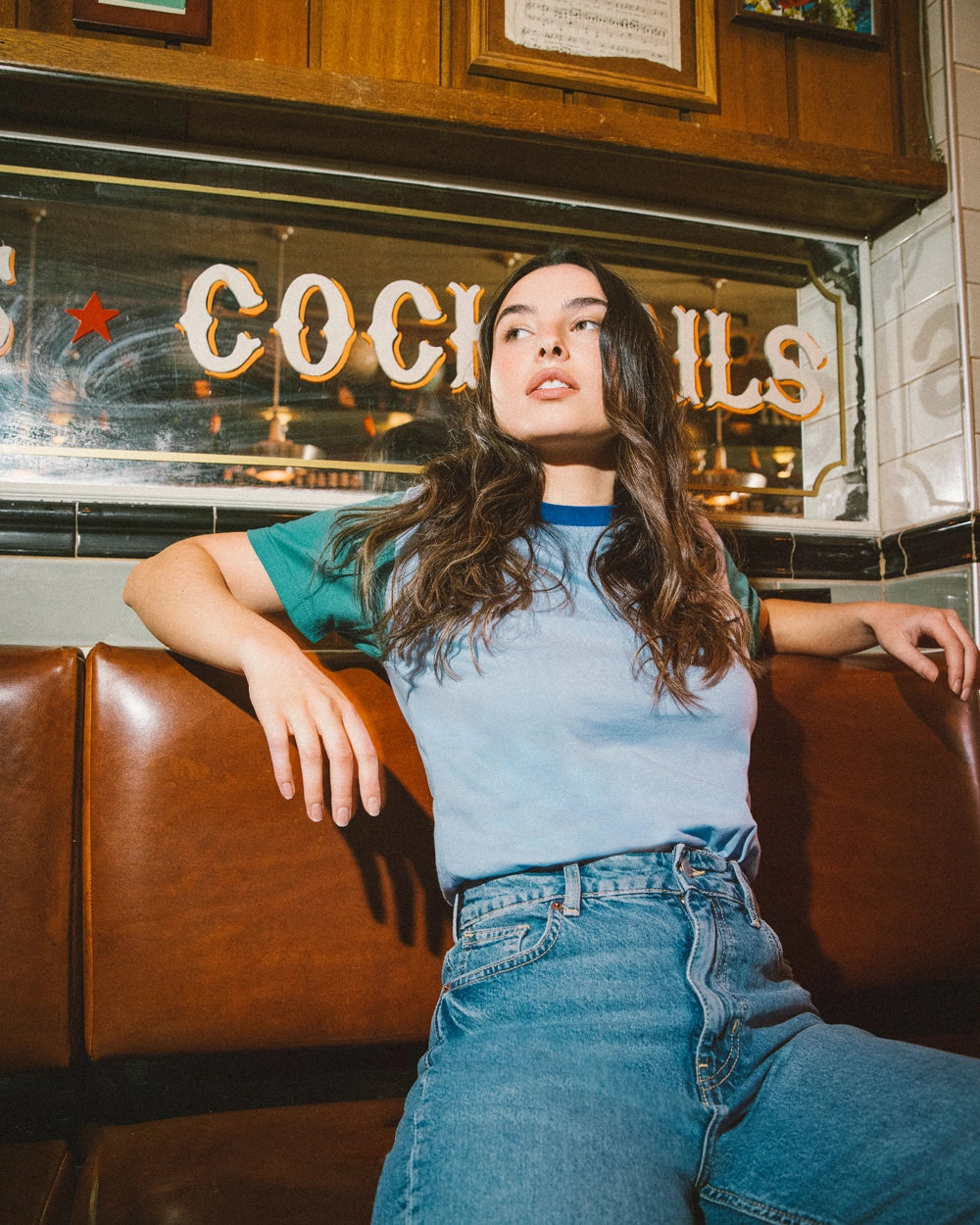 Multicolore (Bleu Ciel);Color Block (Sky Blue)