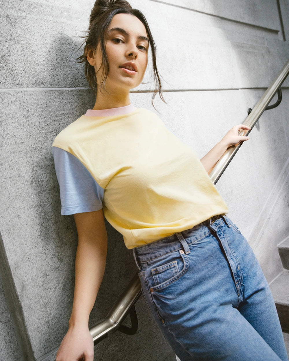 Multicolore (Jaune);Color Block (Yellow)2