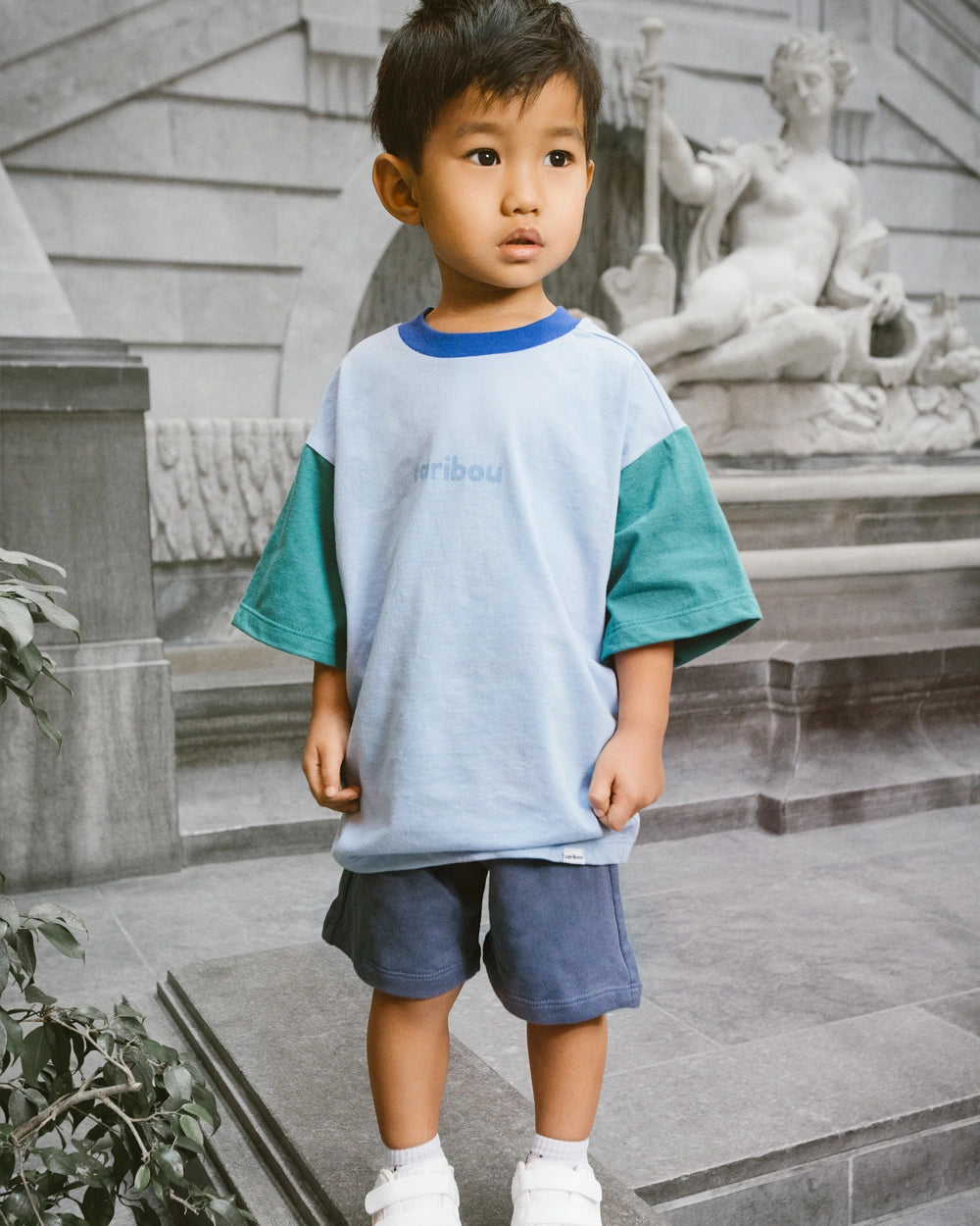 Multicolore (Bleu Ciel);Color Block (Sky Blue)